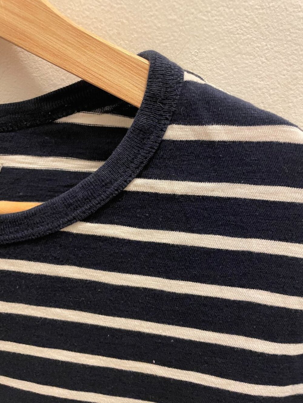 J. Crew Navy White Stripe Long Sleeve T-Shirt